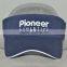 Guangzhou hat factory professional custom 100% cotton/dark blue/sun visor