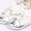 new arrival pink paillette bowknot cute fashion baby girls sports shoes