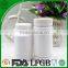 HDPE white capsule square plastic pill bottle pharmaceutical grade