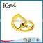 Gold custom engraved logo metal shoe accessories shoes buckle