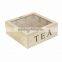 Wooden Tea Storage Box With Compartments