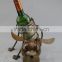 Metal Dog Wine Bottle holder