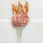 Christmas Decoration Candy , Colorful Swirl Flat Lollipops