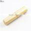 Luxury golden private label retractable make up cosmetics brush vegan powder brush