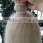 washed yak hair with natural white color