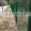 3D metal fence panel/industrial fence panels/ RAL 6005 Green Welded Fence Panel with triangle bends