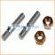 Factory direct sales high quality titanium stud bolt