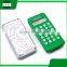 promotion custom mini portable plastic kids square pocket solar scientific counter calculator with maze game