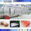 Newest design high quality tunnel quick freezing freezers food machinery