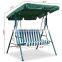 2 Seater Outdoor Swing Cushioned Canopy Hammock