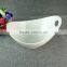 pure white unique shape ceramic salad bowl with handle