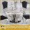 marble top rotating dining table for 4 people