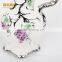 Stock Golden Ceramic Plate/bulk Ceramic Vase Grape Design