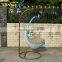 garden PE rattan egg swing chair for outdoor