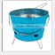 Portable Camping Garden Charcoal Barbecue Bucket BBQ Grill For Outdoor Cooking