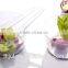 Useful plastic salad bowl with forks for Kitchen / plastic big salad bowl with forks set