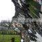 modern metal high polish stainless steel eagle sculpture