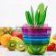 2016 10 in 1 salad making tools fruit and vegetable slicer kitchen set