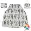 Wholesale 3 Pieces Baby Cotton Nursing Cover Canopy Animal Design Car Seat Cover Set