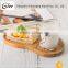 Nice-looking trendy elegant factory Supply Eco-friendly bamboo food tray serving tray