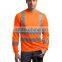 Long sleeve High Vis reflective cotton shirts for work mens shirts