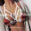 new summer woman crop top sexy girl bikini bra hot sexy girl picture embroidery bralette bra lingerie