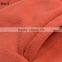 made in china  plain orange long sleeves zipper-up polar fleece women's coat