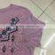 women cheap print branded stock tee