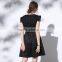 Maxnegio lace patchwork ladies fashion casual dress