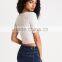 MGOO Top Quality Scoop Neck Blank Front Button Tops Sexy Women Fitness Ribbed Knitted Tank Top