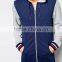 plain adult onesie With Contrast Sleeve and Tipped Rib