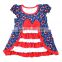 2017 new fashion Baby Girl Fairy bow Dress summer girl clothing 4th of july baby dress
