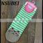 Cute teen girls socks 3D cat socks strip socks