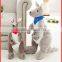 Custom soft kangaroo toy with printing scarf
