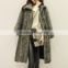 YR1034 New Style Ladies' Real Curly Kalgan Lamb Fur Coat Genuine Sheep Skin Fur Coat