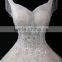 2017 round neck lace mermaid color wedding dress bridal for bride sleeveless sexy bridal dress F11901