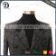 2017 latest velvet collar lapel DB long men wool coat