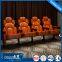 High end cinema seats,luxury vip leather cinema chair with cupholder