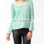CHEFON Elegant fashionable lace collar new fashion design only ladies blouse design image