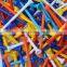 45mm bulk mixed colors plastic golf tees