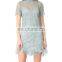 women sexy summer dress fashion tie back short sleeve crochet lace party dresses
