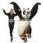 Kungfu panda plush toy . Giant kungfu Panda doll posed in a realistic stance. custom design logo stuffed plush toys