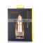 2016 promotional Dual USB Aluminum Alloy Anion Air Cleaner 3.1A Car Charger with safty hammer