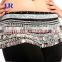 Wholesale 248 and 338 coins high velvet silver coin Belly dance hip belt Y-2007#