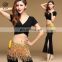 T-5170 New factory performance belly dance wear 2pcs top and pant set