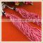 China factory welcome custom tasssel/rayon tassel with beads/customed color fringe for garment