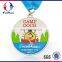 Customized Bright Run Matt-Silver Medal with Ribbon