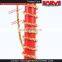 red gold metallic braided cord rope