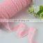 Wholesale Light Pink 2.6cm Lace Elastic Ribbons
