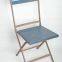 metal outdoor folding Chair coffer table round Chair